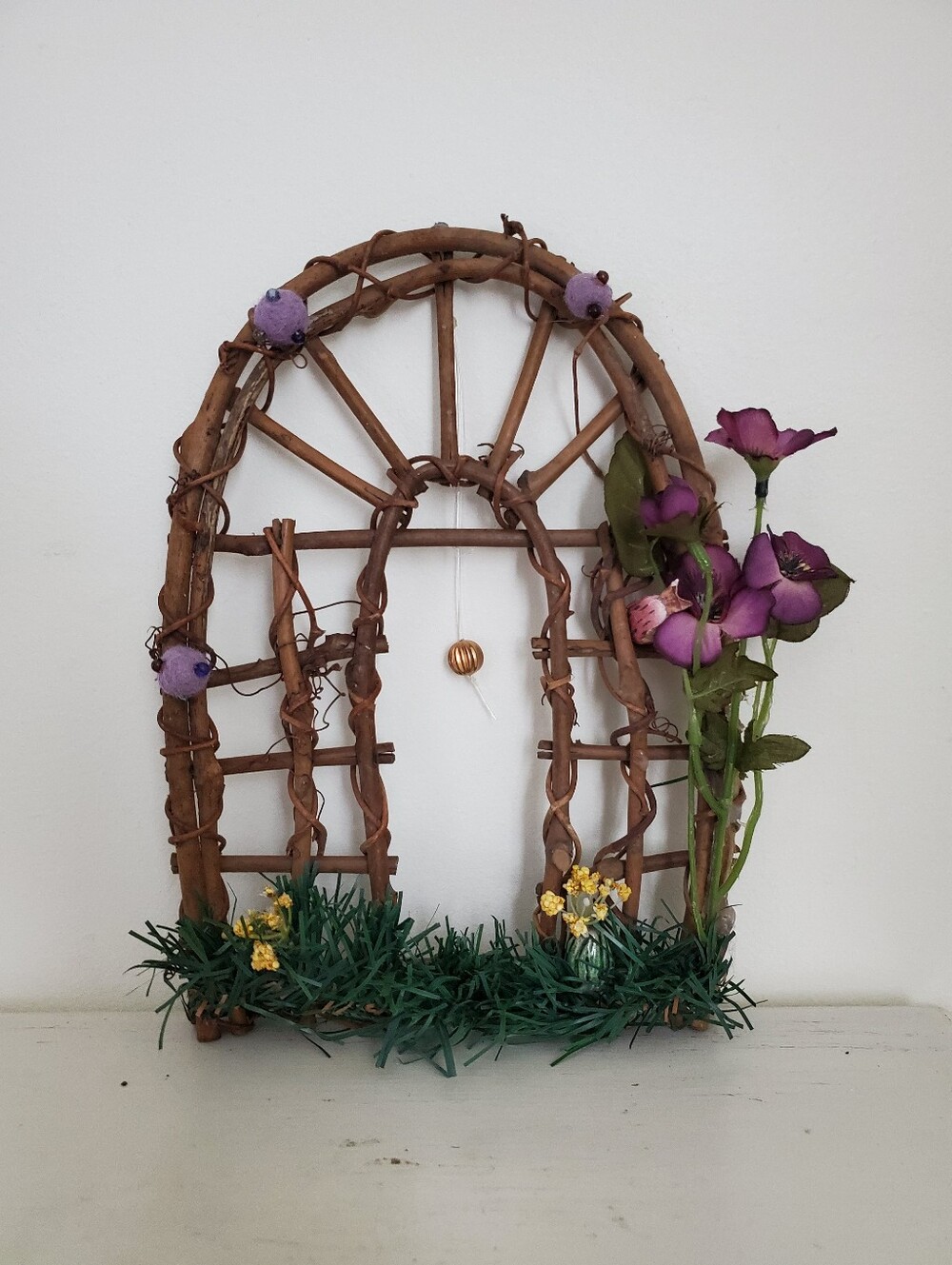 Wildcrafted Fairy Garden Twig & Vine Trellis Doorway
